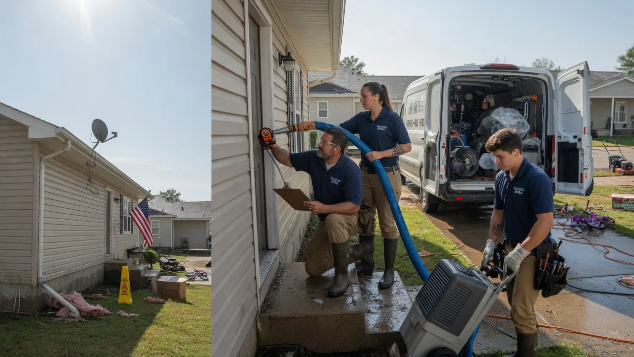 Ceiling Water Damage Restoration in Leon, OK near me